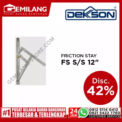 DEKKSON FRICTION STAY FS S/S 12 inch